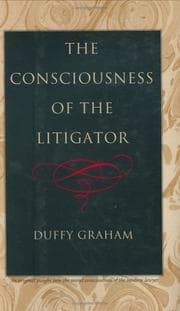 Tapa de The consciousness of the litigator
