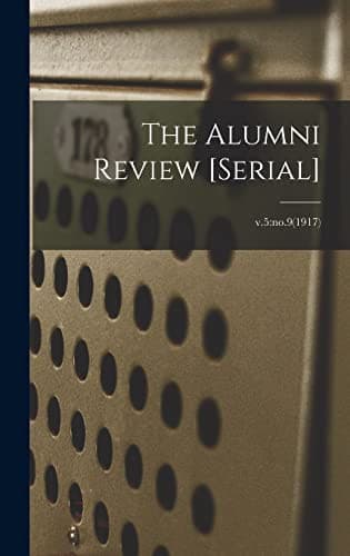 Tapa de The Alumni Review [serial]; v.5