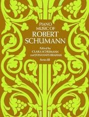 Tapa de Piano Music of Robert Schumann, Series III