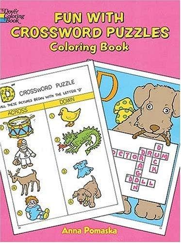 Tapa de Fun with Crossword Puzzles Coloring Book