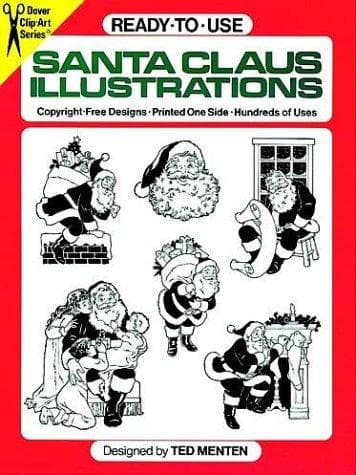 Tapa de Ready-to-Use Santa Claus Illustrations