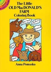 Tapa de The Little Old MacDonald's Farm Coloring Book