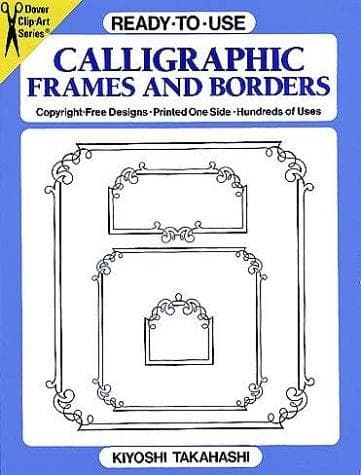 Tapa de Ready-to-Use Calligraphic Frames and Borders (Ready to Use)