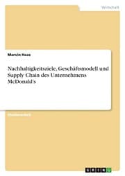 Tapa de Nachhaltigkeitsziele, Geschäftsmodell und Supply Chain des Unternehmens McDonald's