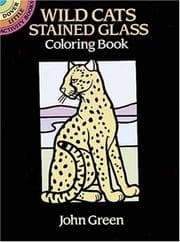 Tapa de Wild Cats Stained Glass Coloring Book