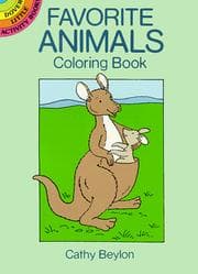Tapa de Favorite Animals Coloring Book