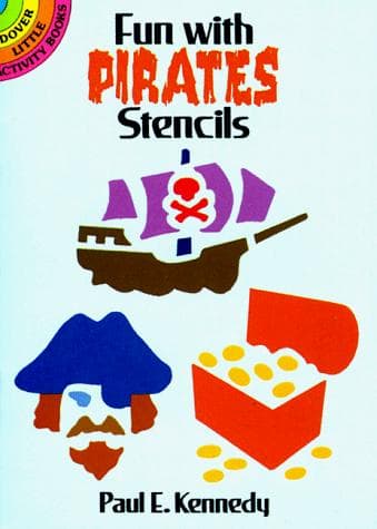 Tapa de Fun with Pirates Stencils