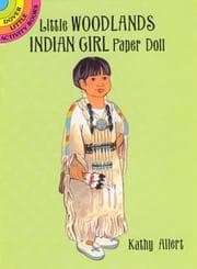 Tapa de Little Woodlands Indian Girl Paper Doll