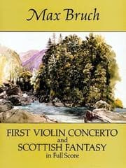 Tapa de First Violin Concerto and Scottish Fantasy in Full Score