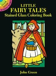 Tapa de Little Fairy Tales Stained Glass Coloring Book