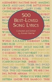Tapa de 500 best-loved song lyrics