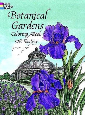 Tapa de Botanical Gardens Coloring Book