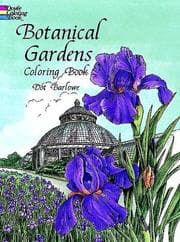 Tapa de Botanical Gardens Coloring Book