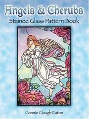 Tapa de Angels and cherubs stained glass pattern book