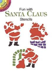 Tapa de Fun with Santa Claus Stencils