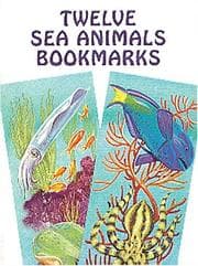 Tapa de Twelve Sea Animals Bookmarks