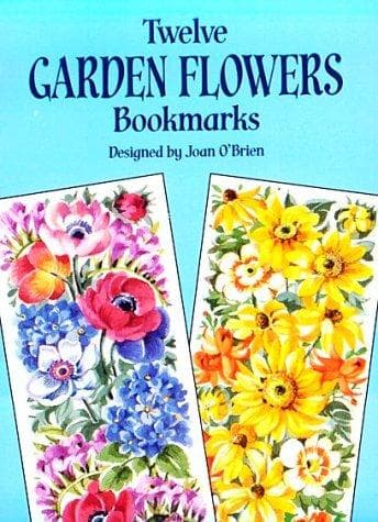 Tapa de Twelve Garden Flowers Bookmarks (Small-Format Bookmarks)