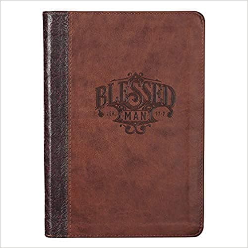 Tapa de Blessed Man Journal Brown