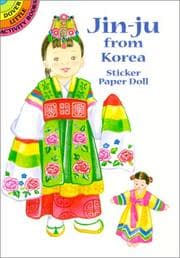 Tapa de Jin-Ju from Korea Sticker Paper Doll