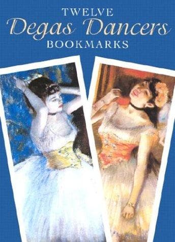 Tapa de Twelve Degas Dancers Bookmarks (Small-Format Bookmarks)
