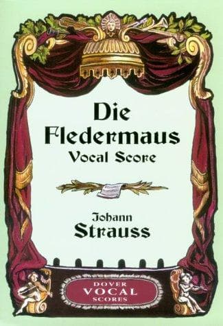 Tapa de Die Fledermaus Vocal Score