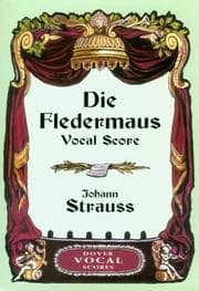 Tapa de Die Fledermaus Vocal Score