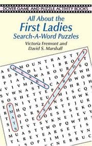 Tapa de All about the First Ladies Search-a-Word Puzzles