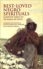 Tapa de Best-loved Negro spirituals