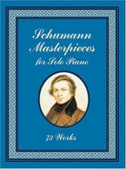 Tapa de Schumann Masterpieces for Solo Piano
