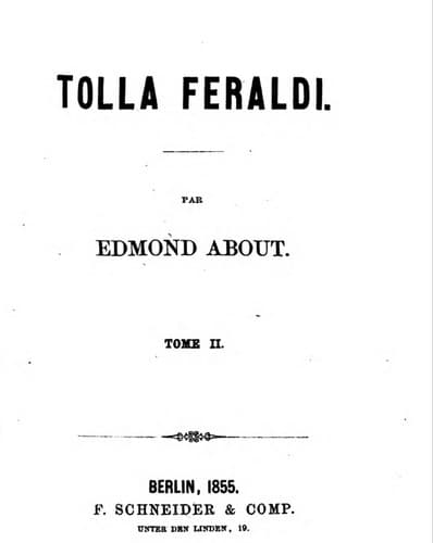 Tapa de Tolla Feraldi