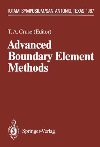 Tapa de Advanced boundary element methods