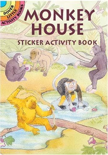 Tapa de Monkey House Sticker Activity Book