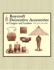 Tapa de Roycroft Decorative Accessories in Copper and Leather