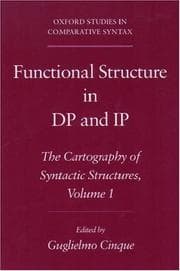 Tapa de Functional structure in DP and IP