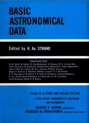 Tapa de Basic astronomical data.