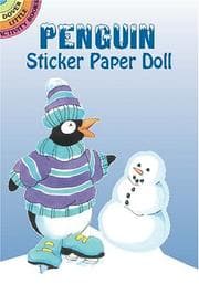 Tapa de Penguin Sticker Paper Doll