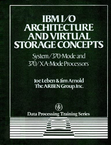 Tapa de IBMI/O architecture and virtual storage concepts