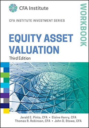 Tapa de Equity Asset Valuation Workbook