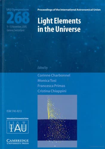 Tapa de Light elements in the universe