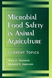 Tapa de Microbial food safety in animal agriculture