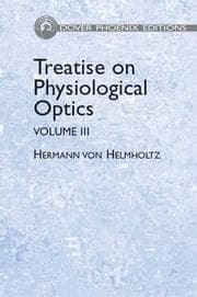 Tapa de Treatise on Physiological Optics, Volume III