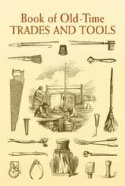 Tapa de Book of old-time trades and tools