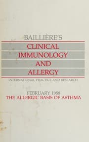 Tapa de The Allergic Basis of Asthma (Balliere's Clinical Immunology and Allergy)