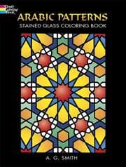 Tapa de Arabic Patterns Stained Glass Coloring Book