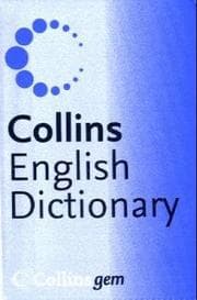 Tapa de Collins English dictionary