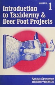 Tapa de Introduction to taxidermy & deer foot projects (Serious sportsman taxidermy for beginners ; bk)