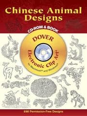 Tapa de Chinese Animal Designs CD-ROM and Book
