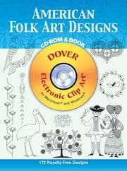 Tapa de American Folk Art Designs CD-ROM and Book