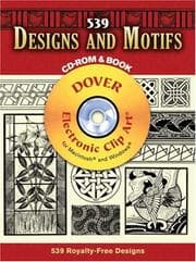 Tapa de 539 Designs and Motifs CD-ROM and Book