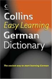 Tapa de Collins German dictionary